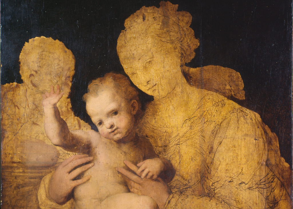 Perino del Vaga, Holy Family with Saint John the Baptist, c. 1528-37, © The Samuel Courtauld Trust, The Courtauld Gallery, London 1.jpg