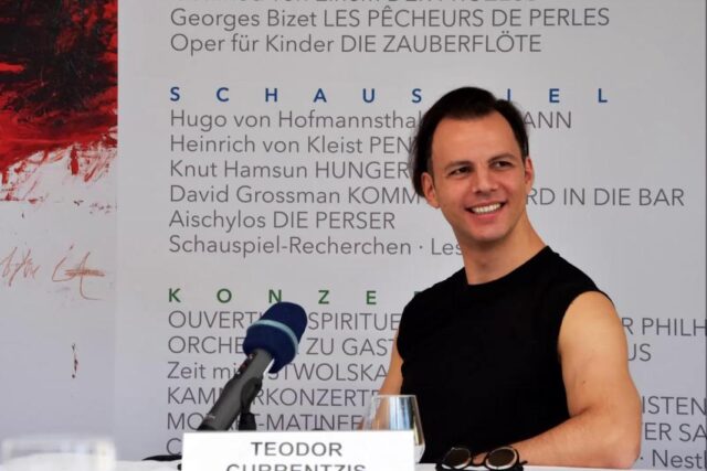 Salzburg Festival 2018. Terrace Talk with Teodor Currentzis